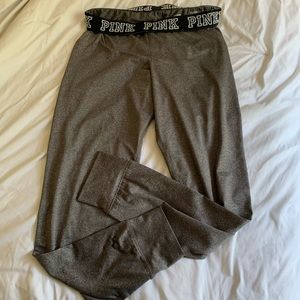 VS Pink- Gray sweatpants-Size Small